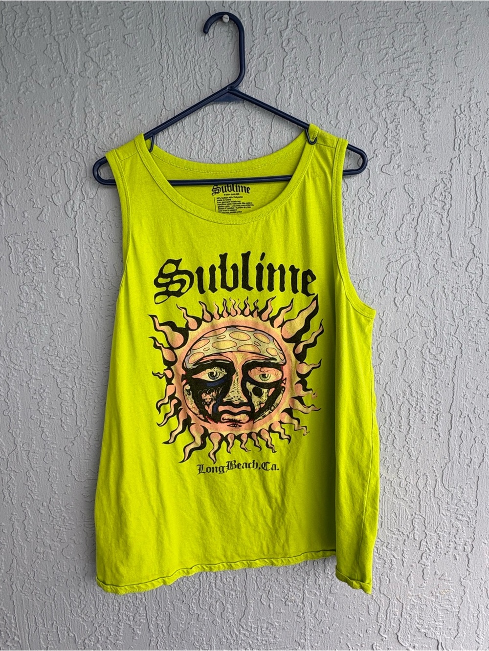 torrid NEW Light Green Sublime Sun Graphic Muscle Tank